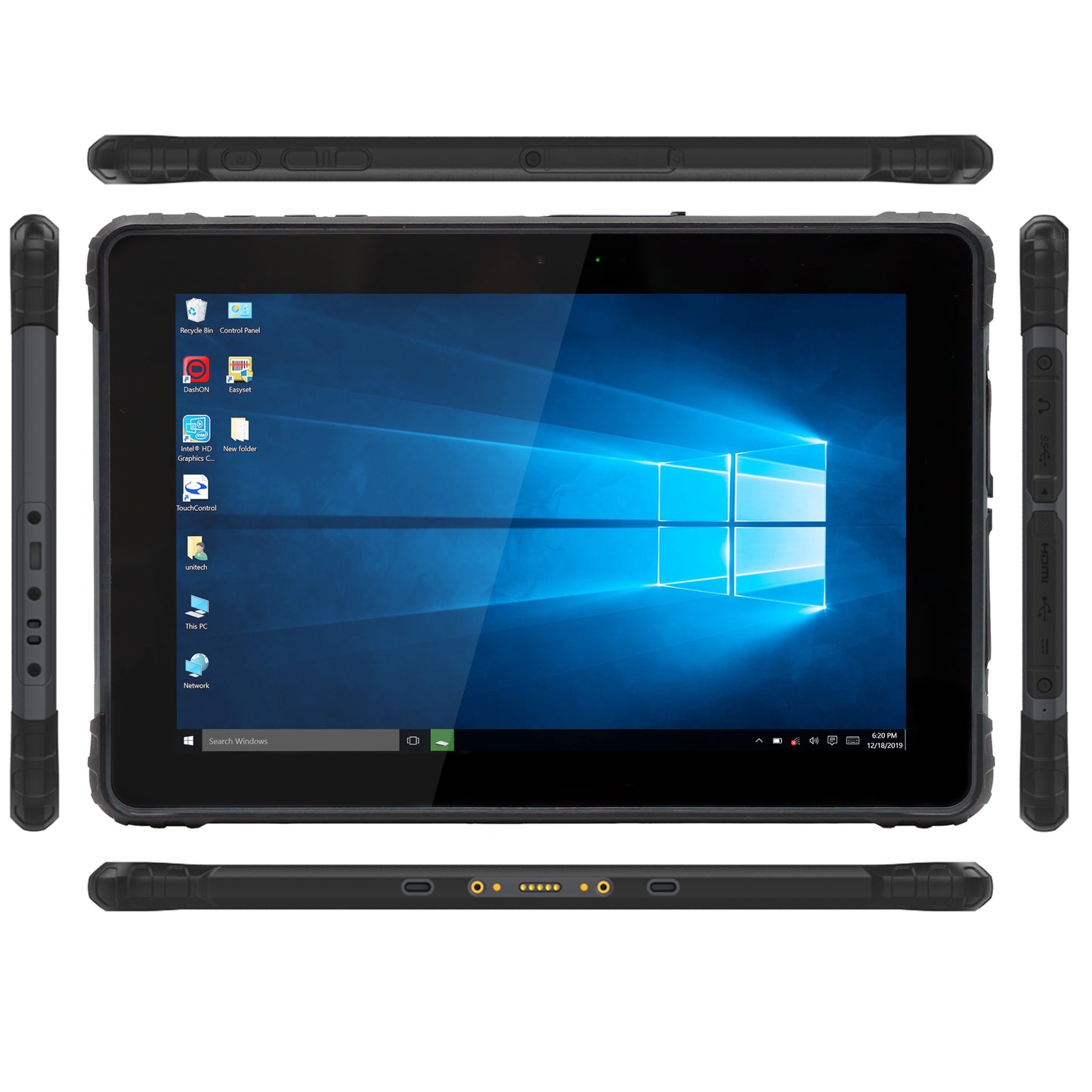 TB110 10.1 Inch Unitech Windows 10 Rugged Tablet