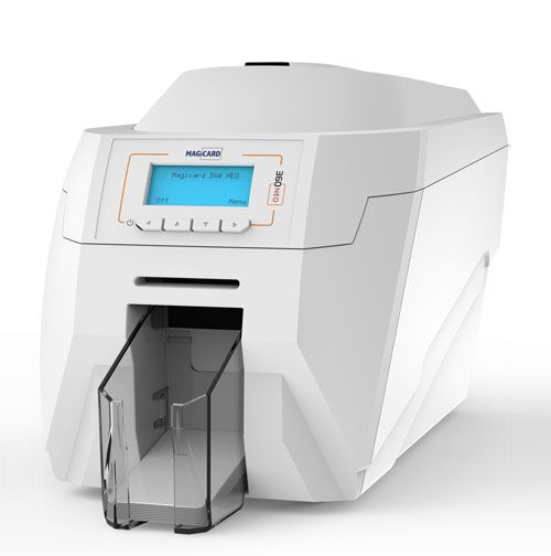 Magicard 360 Neo Double Sided ID Card Printer (USB, Ethernet) + Color Ribbon + 100 Premium White Cards + Software