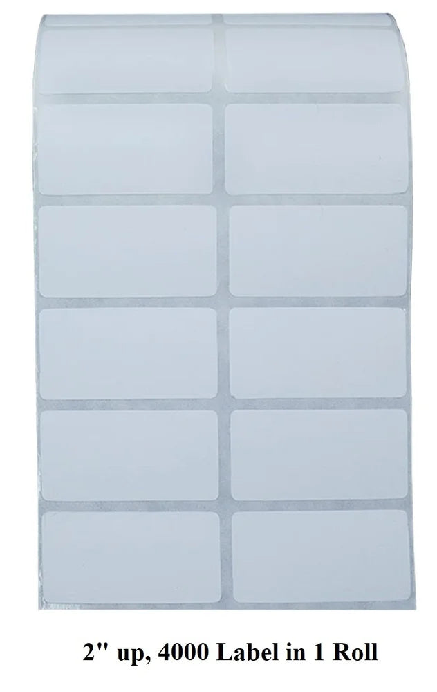 Label - DT plain 50mmx25mm -1000 - 25mm core