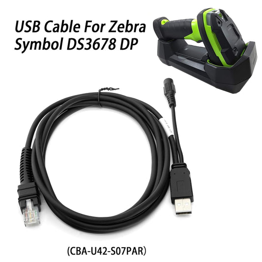 Zebra USB Connection Cable CBA-U42-S07PAR | 2m Shielded Power + Data Cable | Buy in UAE