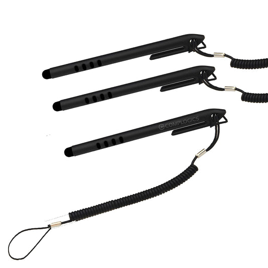 Zebra TC7X / TC51 / TC56 & MC9300 Stylus Pack of 3 with Coiled Tether | Part# SG-TC7X-STYLUS-03 | POSMEA UAE