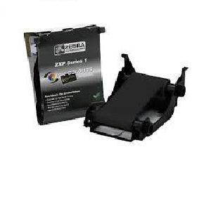 شريط طابعة بطاقات أحادي اللون من سلسلة زيبرا ZXP 1 Load-N-Go رقم 800011-101 | أسود، الإمارات العربية المتحدة