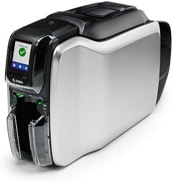 Bundle Zebra ZXP7Dual Side ID Card Printer + Ribbon YMCKO, 250 IMAGES + Card Designing Software + 100 Plain PVC White Cards