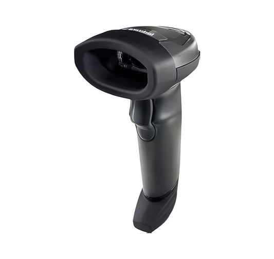 Black barcode scanner on a white background - Buy Zebra LI2208 Barcode Scanner LI2208-SR7U2100AZW in UAE | Best Price in Dubai – POSMEA
