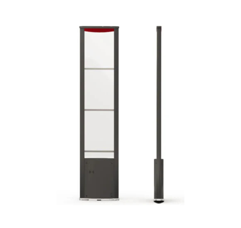 Tall black and red cylindrical object on a white background  - Checkpoint EAS Classic Street Pedestal P30 RF Security Antenna (Pair) | Retail Anti-Theft System UAE