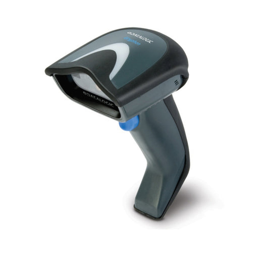 Barcode scanner with brand logo on a white background - Datalogic QuickScan Lite QW2420 2D Barcode Scanner