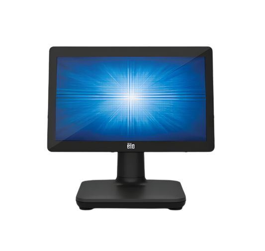 Black monitor with blue screen on a white background Intelligent ELO All-in-One POS Terminal UAE – POSMEA - Elo Self Checkout System | Advanced ELO POS Machine UAE | Self Service POS Dubai