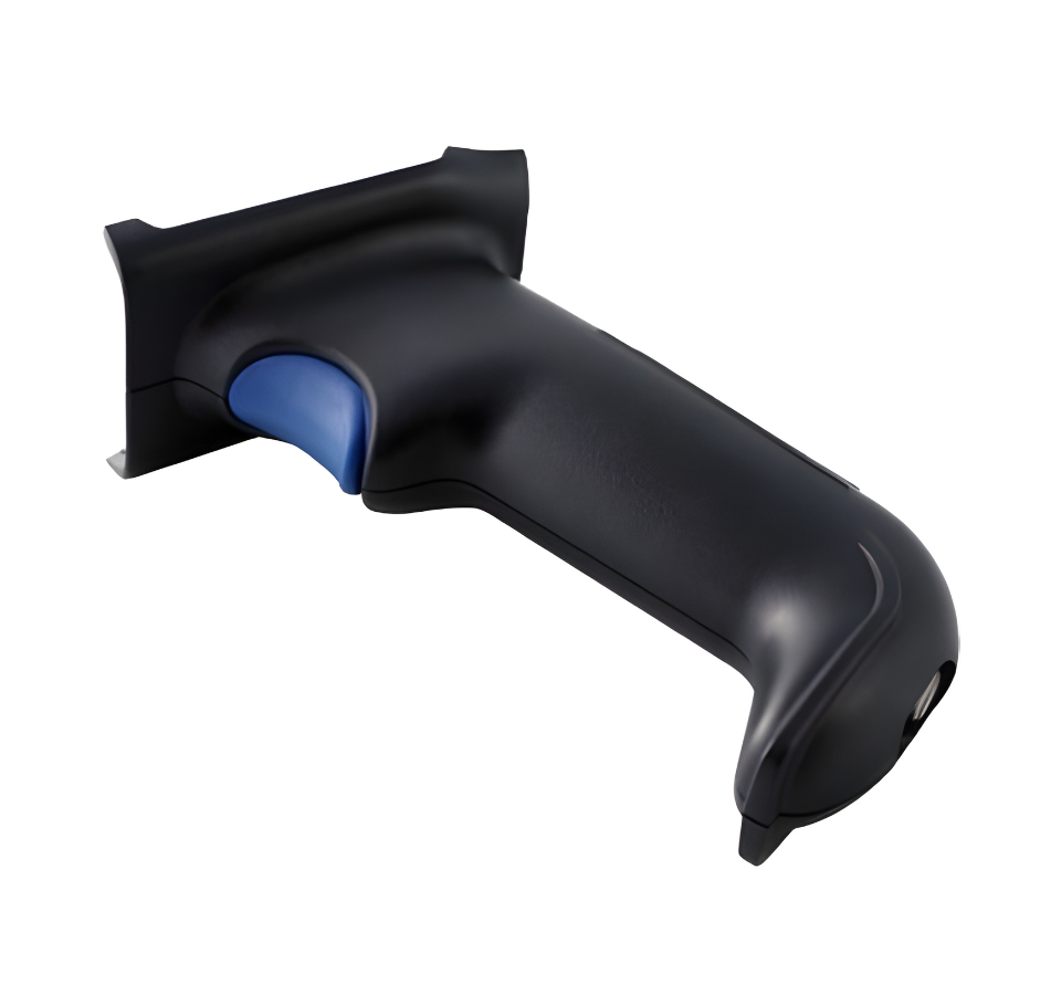 Black and blue electronic device on a white background - Honeywell Pistol Grip for CK3, EDA60K & CK65 | Barcode Scanner Handle | Part# 203-879-003 | UAE