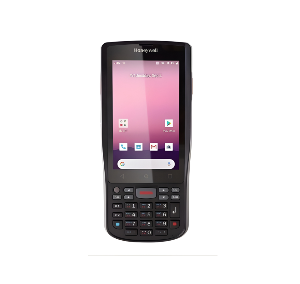 Honeywell mobile device with touchscreen and physical keyboard on a white background - Honeywell EDA51K Rugged Android Mobile Computer | 2D Scanner Enterprise Device UAE – POSMEA