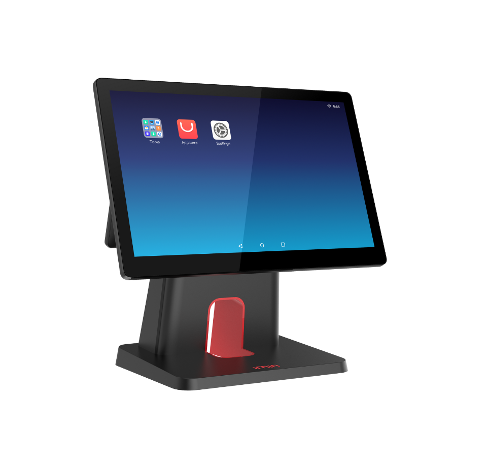 Touchscreen POS terminal on a white background - IMIN D3-504 POS Terminal | Compact Android POS Machine UAE – POSMEA