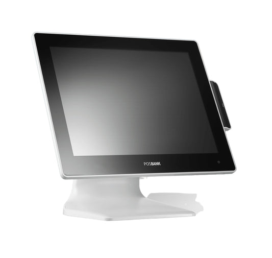 POS terminal with screen on a white background Smart POSBANK POS Machine Dubai & UAE – POSMEA - POSBANK Apexa TL POS System | Smart POS Terminal UAE | POS Machine Dubai