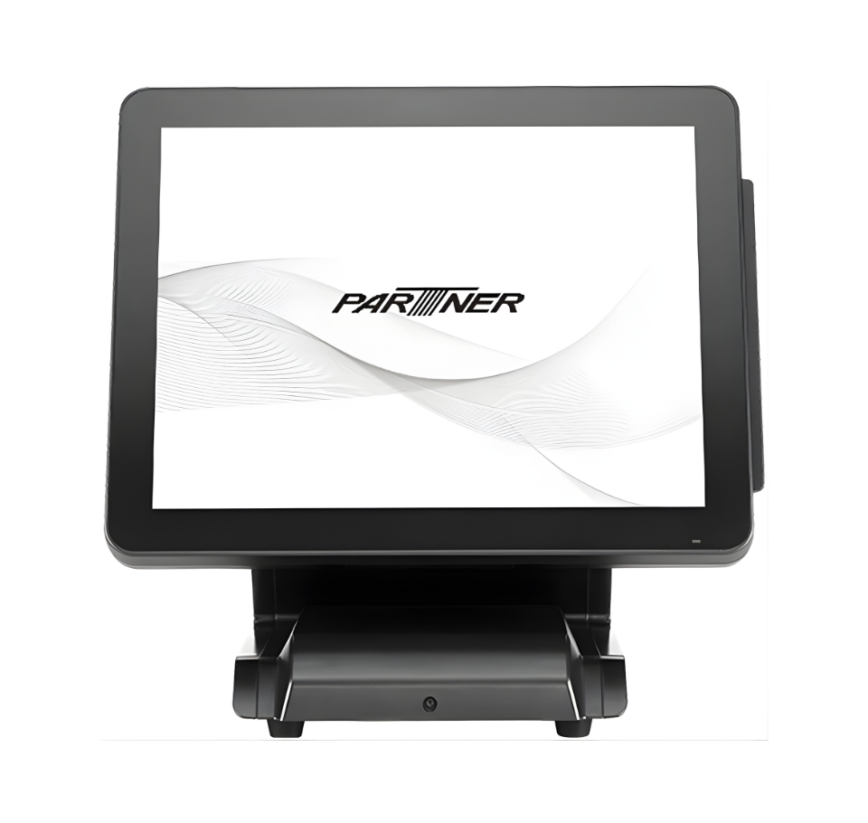 Touchscreen POS terminal with 'Partner' branding on a white background - PartnerTech OT-100 Portable Data Terminal | Rugged Tablet Computer UAE – POSMEA