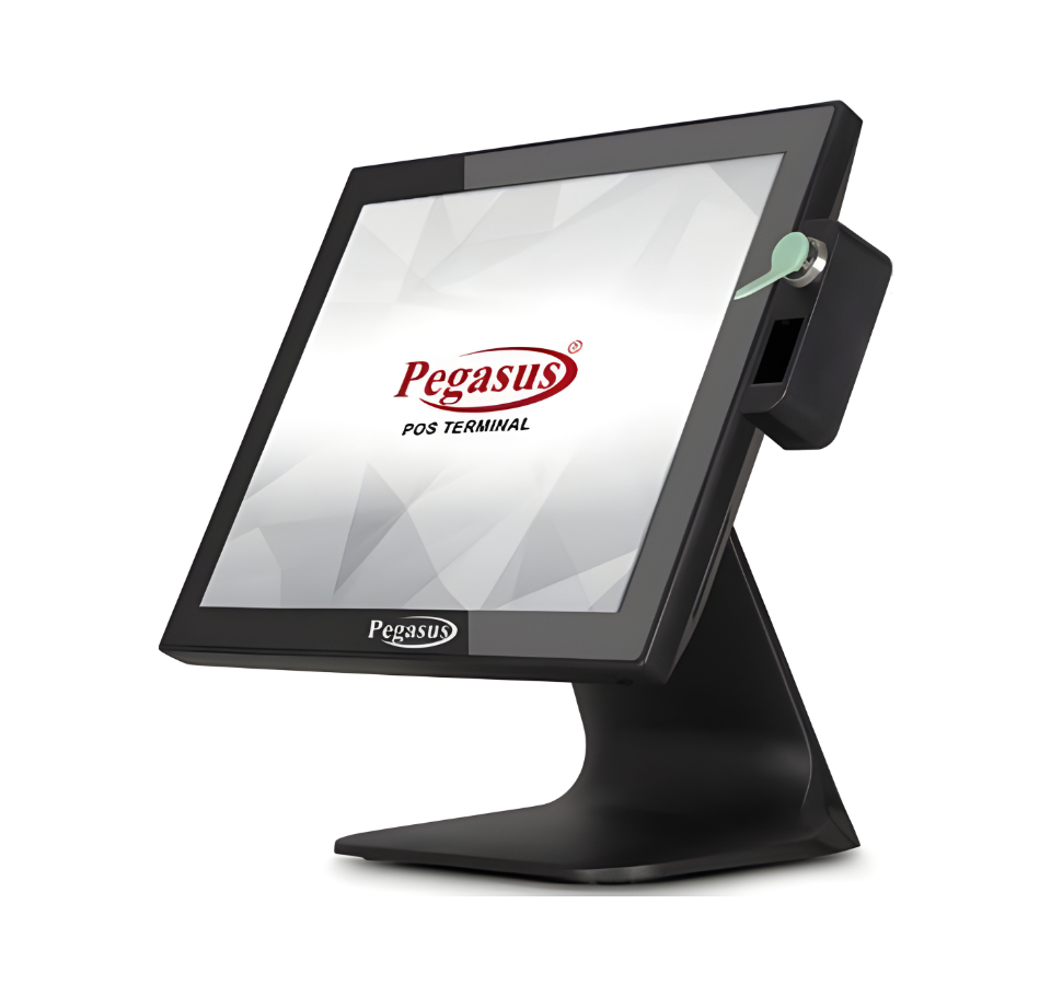 Pegasus POS terminal on a white background - Pegasus Retail POS Machine UAE Price – POSMEA