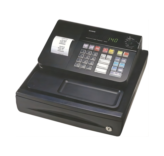Casio CR140 Electronic Cash Register - Black