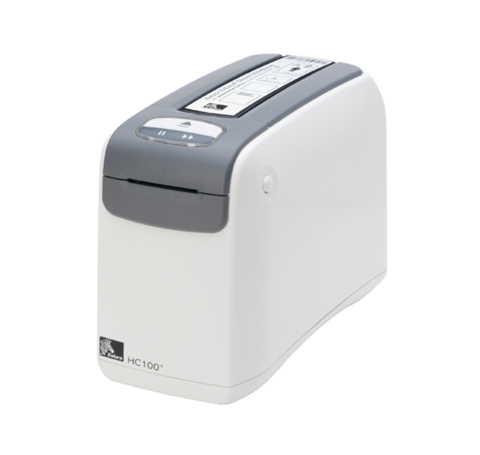 Zebra HC100 HC100-300E-1000 Wristband Barcode Label Printer