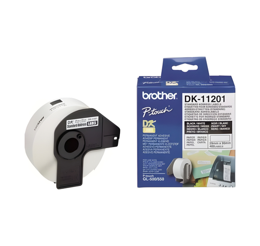 Brother DK11201 Address Label 29x90mm Label White Roll