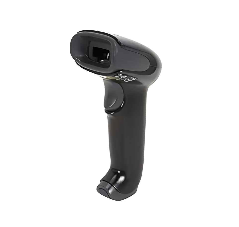 Honeywell 1250g with Stand 1D Laser Barcode Scanner – Black