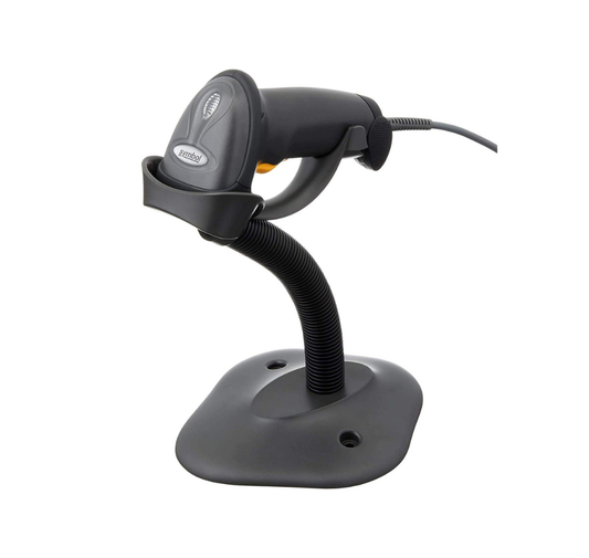 Zebra Symbol LS2208 Barcode Scanner LS2208-SR20007R-UR (1D, General Purpose, With Stand )