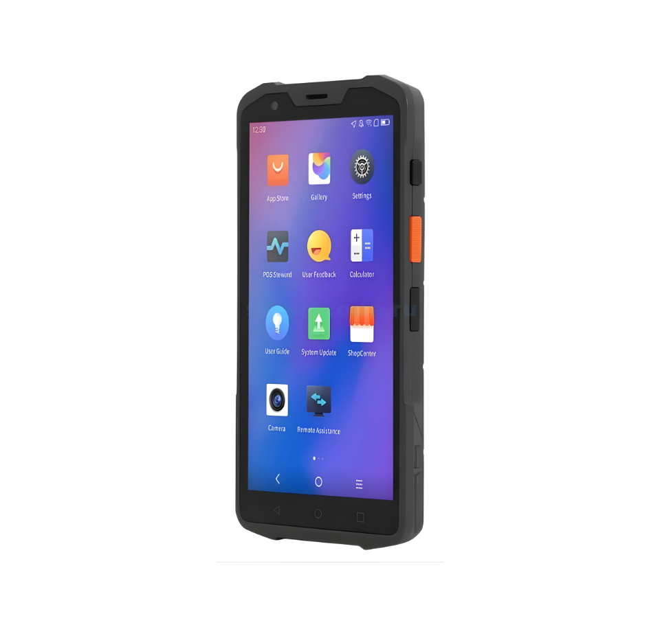 Rugged smartphone with a protective case on a white background   Rugged Smart Handheld POS for Retail & Delivery in Dubai – POSMEA