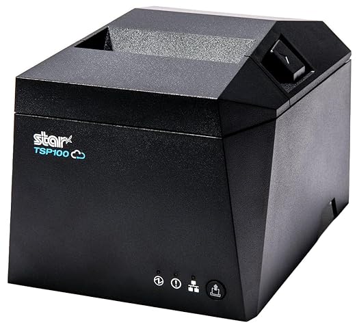 Star TSP-143 USB Thermal Receipt Printer Ethernet Interface - Gray
