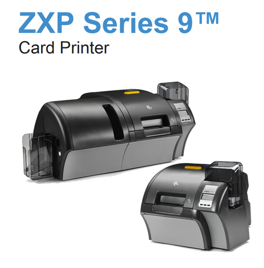 Zebra ZXP Series 9 Z93-AM0C0000EM00 Dual Side ID Card Printer (USB, Ethernet, Single Sided Laminator, Magnetic & Contact Encoder)