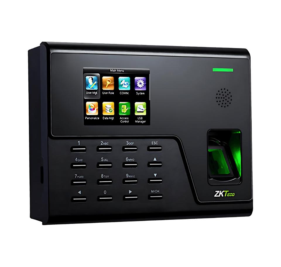 ZKTeco ZK-UA760 Time & Attendance Fingerprint Machine Product image with front side view - attendance punching machine price in uae

