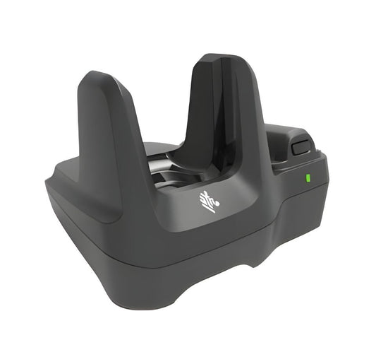 Black gaming controller charging station on a white background -Zebra MC2200 / MC2700 USB Charging & Communication Cradle – Part# CRD-MC2X-2SUCHG-01 | Buy in UAE