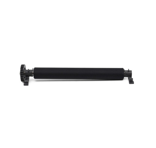 Black cylindrical object with a gear-like component on a white  background - Zebra Platen Roller Kit with Bearings for ZD220, ZD230 & ZD888 (Thermal Transfer) | Part# P1080383-703 | POSMEA UAE