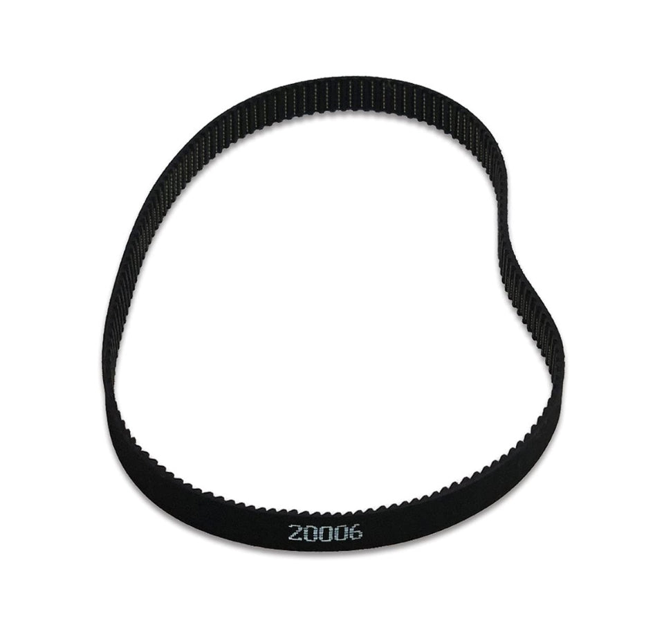 Black timing belt with '20006' marking on a white background - Zebra S4M Timing Belt 203 DPI – 0.080″ Pitch, 139T Replacement Posmea In UAE
