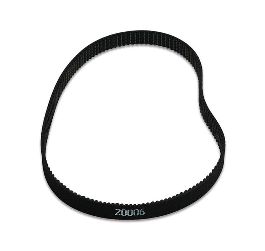 Black timing belt with '20006' marking on a white background - Zebra S4M Timing Belt 203 DPI – 0.080″ Pitch, 139T Replacement Posmea In UAE
