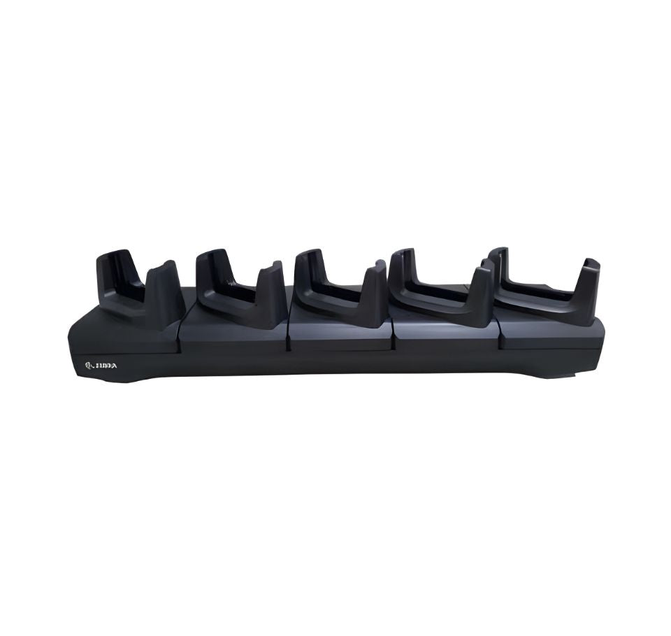 Black knife sharpener with multiple slots on a white background - Zebra TC22 / TC27 5-Slot Charge-Only ShareCradle – Part# CRD-TC2L-BS5CO-01 | Buy in UAE