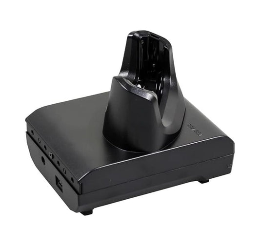 Black vacuum cleaner attachment on a white background - Zebra TC51 / TC56 Single Slot ShareCradle – Part# CRD-TC51-1SCU1-01 | Charge & USB Dock UAE