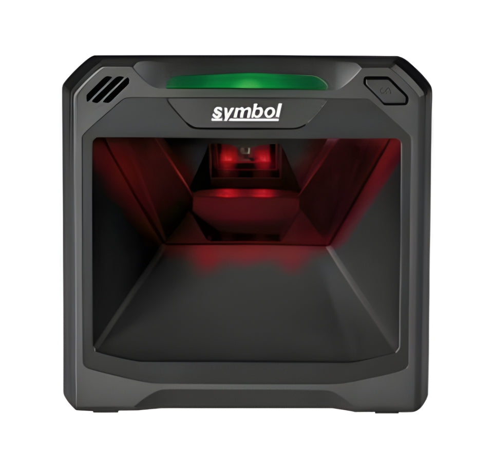 Symbol brand scanner on a white background Zebra DS7708 2D Vertical Barcode Scanner