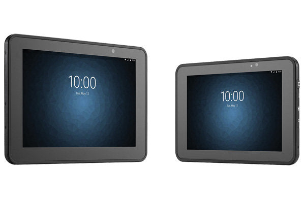 Two tablets side by side on a white background - Zebra ET50 8.3-Inch Enterprise Tablet – Rugged Android Mobile Computer UAE