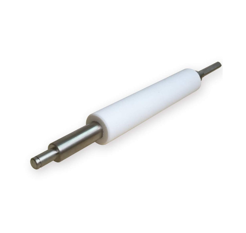Rolling pin with white handle and metal rod on a white background Zebra G32011M Platen Roller Maintenance Kit for 105SL Printer Posmea In UAE