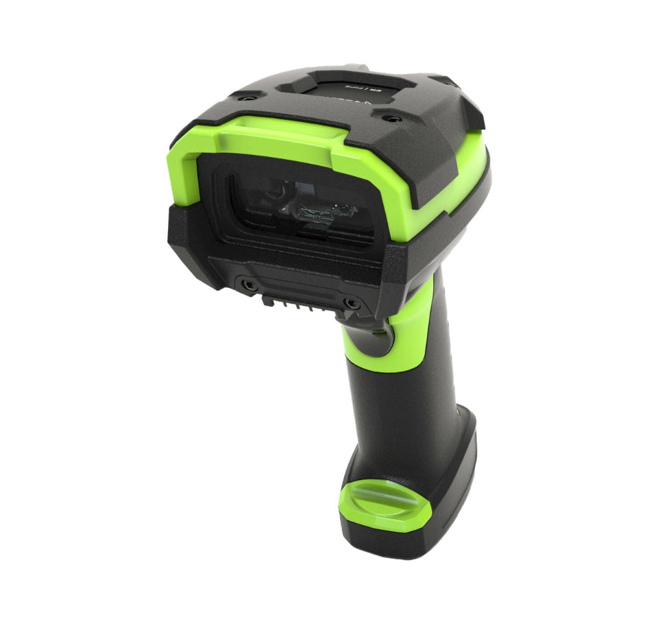 Handheld barcode scanner with green accents on a white background  - Zebra LI3678-SR Ultra-Rugged Wireless 1D Barcode Scanner UAE