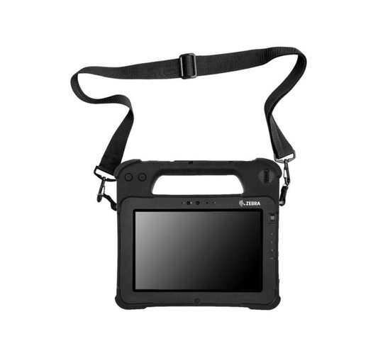 Rugged tablet case with a strap on a white background - Zebra L10 Shoulder Carry Strap | Rugged Tablet Carry Strap | Part# 410057 | UAE