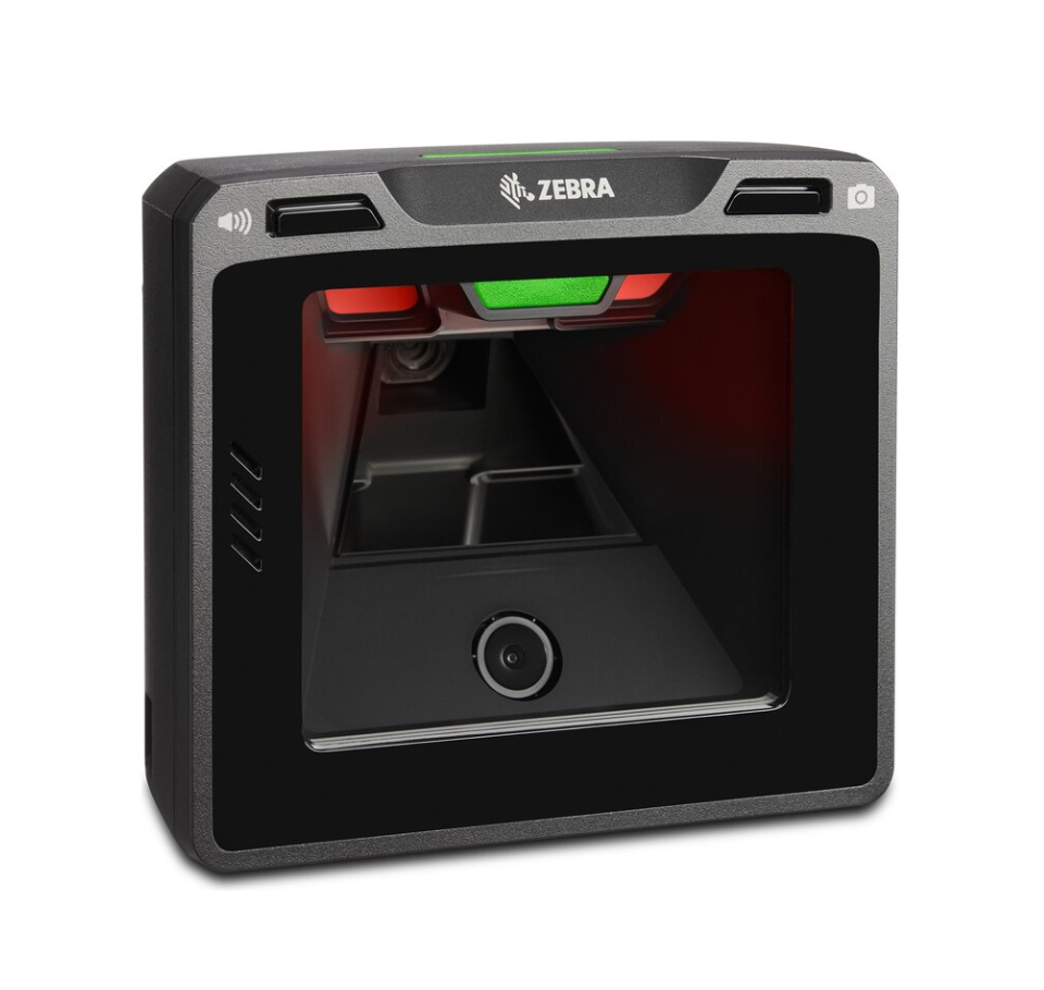 Zebra scanner on a white background - Zebra SP7201-V Vertical Presentation Scanner in uae