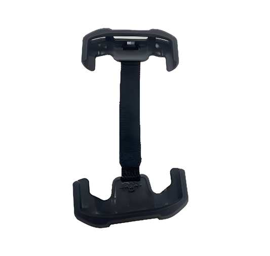 Black plastic holder on a white background - Zebra TC21 / TC26 Protective Boot with Hand Strap | Rugged Case | Part# SG-TC2Y-BOOT-01 | UAE