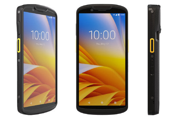 Rugged smartphone displayed from multiple angles on a white background - Zebra TC53 Mobile Computer | Rugged Android Enterprise Tablet UAE