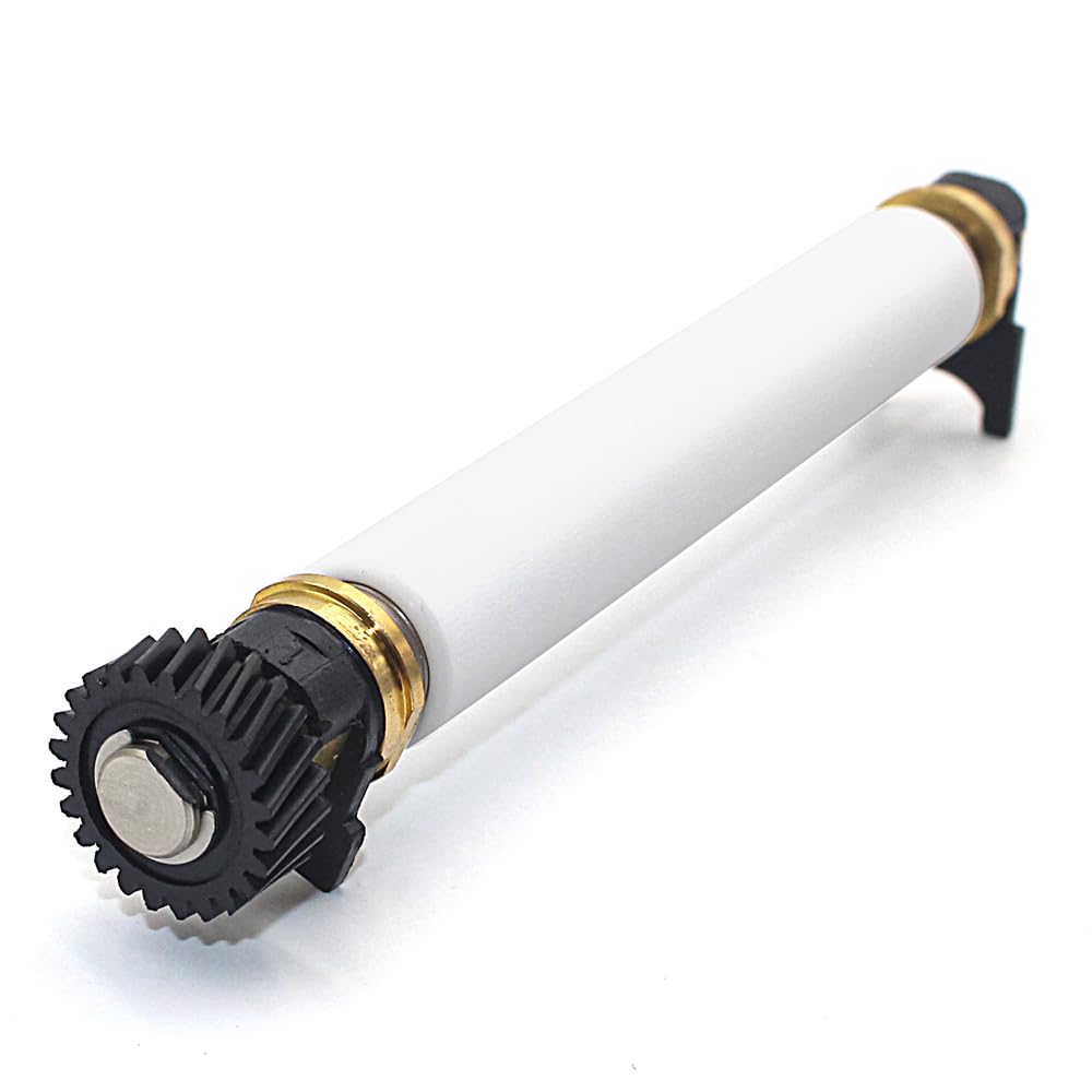 Zebra TS-P1037974-028 Platen Roller for ZT220 & ZT230 | UAE - White cylindrical object with black and gold components on a white background - 