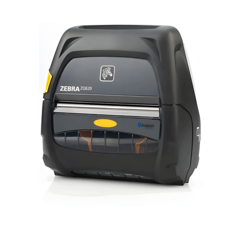 Zebra ZC600 label printer on a white background -  Zebra ZQ52 Portable Label Printer – Rugged Mobile Barcode Printing Solution UAE
