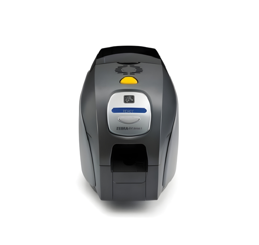 Zebra label printer on a white background - Zebra ZXP Series 3 Single-Side ID Card Printer – 300 DPI USB Card Printer UAE
