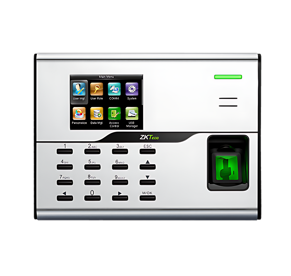 Zkteco UA860 Product Image Visible On Front  Side View - biometric attendance machine UAE price