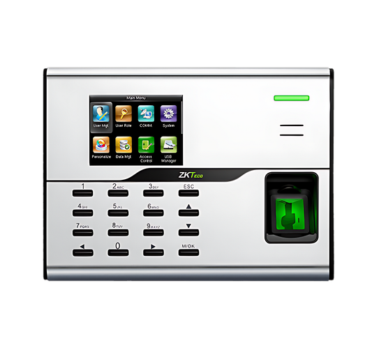 Zkteco UA860 Product Image Visible On Front  Side View - biometric attendance machine UAE price