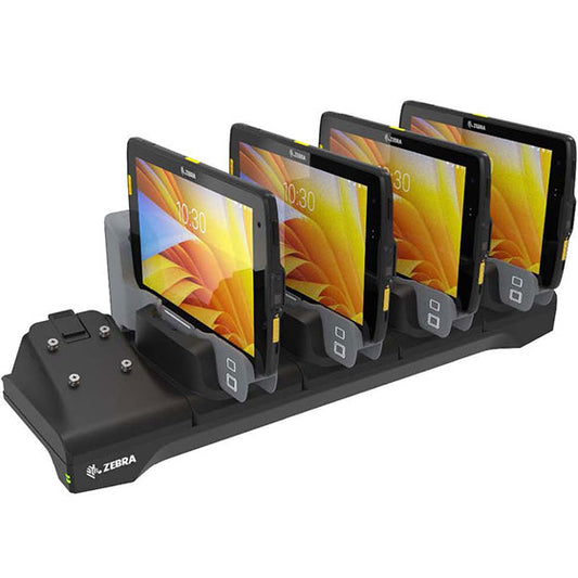 Zebra ET4X 4-Slot Charging Cradle for ET40 / ET45 8-Inch Tablets – Part# CRD-ET4X-4S8I1-01 | Buy in UAE
