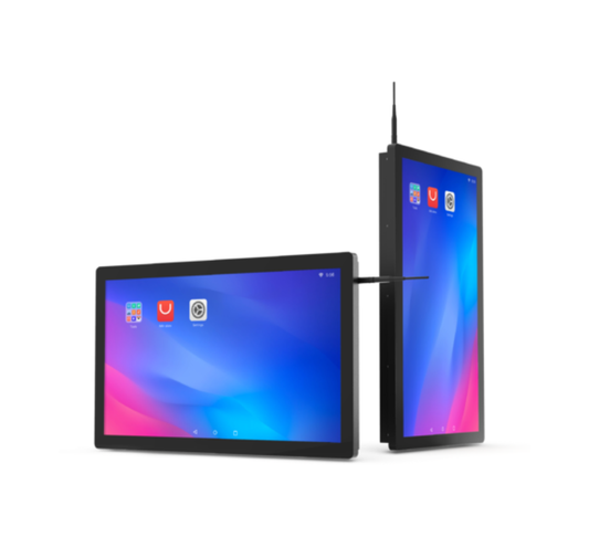 Two tablets side by side on a white background  Retail Smart Billing POS Machine in UAE – POSMEA