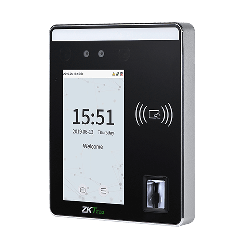 ZKTeco SpeedFace-H5L – Hybrid Biometric Time Attendance & Access Control Terminal with Visible Light Facial Recognition