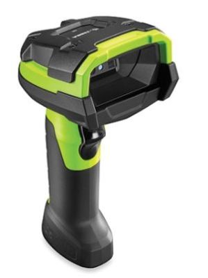 Front view of Zebra barcode scanner