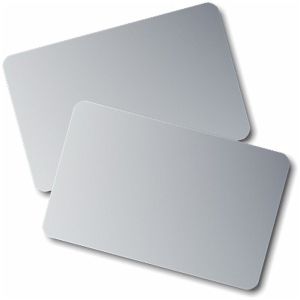 PVC Plain Silver ID Card